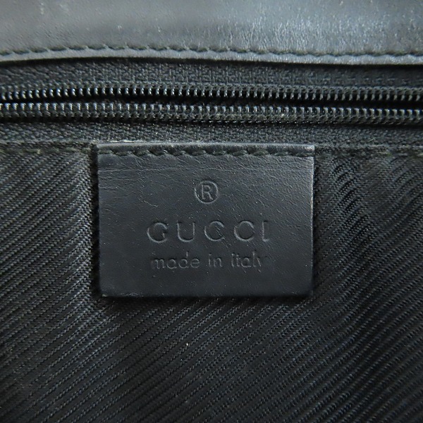 実際に弊社で買取させて頂いたGUCCI/グッチ GGキャンバス トートバッグ ブラック 002-1097の画像 4枚目