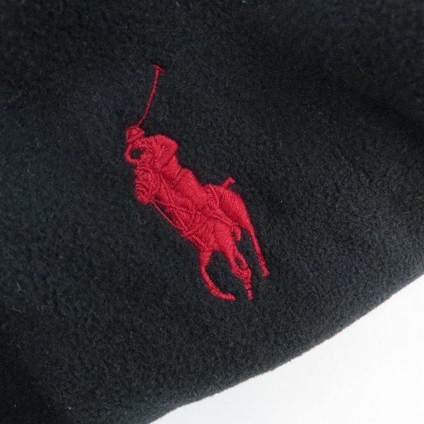 実際に弊社で買取させて頂いたPOLO GOLF×Titleist/ポロゴルフ×タイトリスト 胸刺繍 フリースジャケット ブラック XLの画像 5枚目