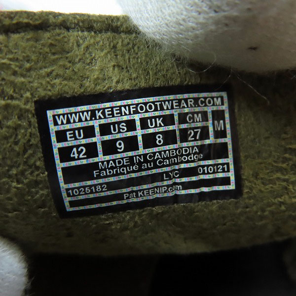 実際に弊社で買取させて頂いたKEEN/キーン UNEEK/ユニーク サンダル 1025182 27の画像 5枚目