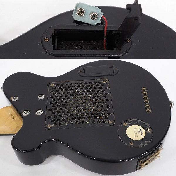 実際に弊社で買取させて頂いた★PIGNOSE/ピグノーズ PGG-200 Travel Guitar アンプ内蔵 ミニ エレキギター ソフトケース付の画像 7枚目