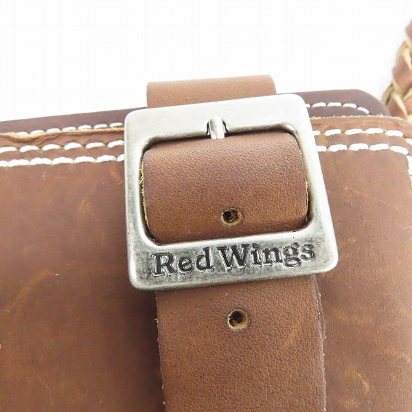 実際に弊社で買取させて頂いたRED WING/レッドウィング 二つ折り長財布 ウォレットコード付の画像 8枚目