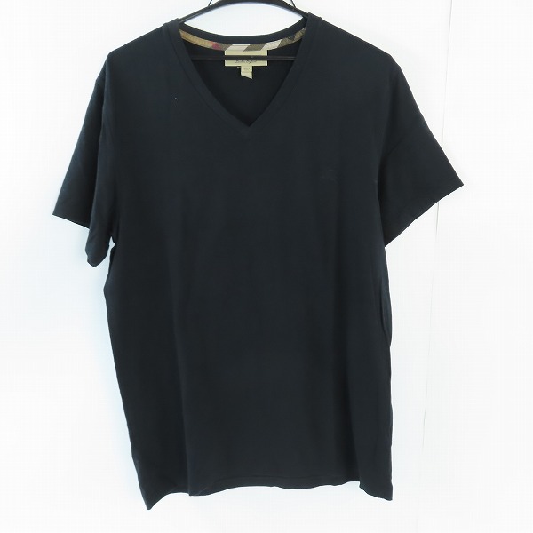 実際に弊社で買取させて頂いたBURBERRY LONDON ENGLAND/バーバリーロンドン イングランド ホースロゴ刺繍 VネックTシャツ 4065126/M