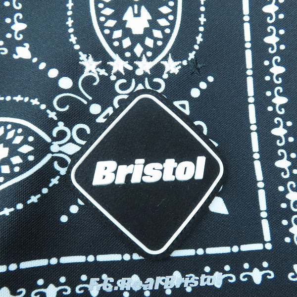 実際に弊社で買取させて頂いたF.C.R.B./F.C.Real Bristol/F.C.レアルブリストル 23SS ペイズリー柄半袖 ポロシャツ FCRB-230036/XLの画像 3枚目