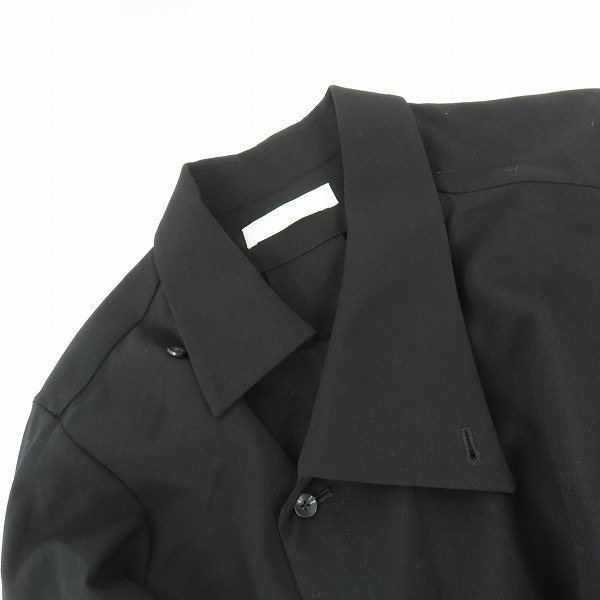 実際に弊社で買取させて頂いたETHOSENS/エトセンス 20AW SHIFT COLLAR COAT SHIRT/ロングコート E220-301/1の画像 5枚目