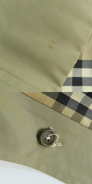 実際に弊社で買取させて頂いたBurberrys /バーバリーズ 裏地ノバチェック柄 トレンチコート 9AB2の画像 9枚目