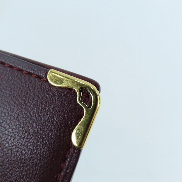 実際に弊社で買取させて頂いたCartier/カルティエ マストライン レザー名刺入れ/カードケースの画像 7枚目