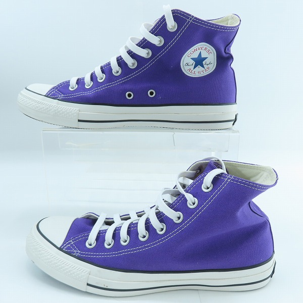 実際に弊社で買取させて頂いたCONVERSE/コンバース ALL STAR 100 COLORS HI ROYAL PURPLE シューズ/スニーカー 1SC150 27.5の画像 3枚目