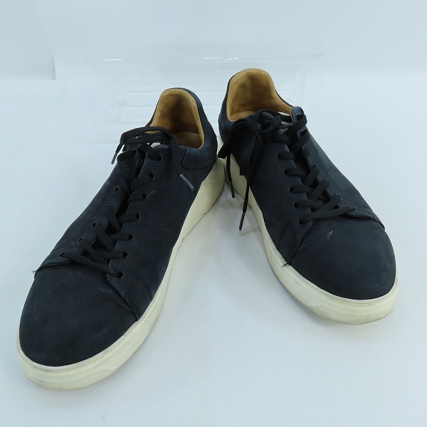 実際に弊社で買取させて頂いたEMPORIO ARMANI/エンポリオアルマーニ レザースニーカー ブラック X4X264 XF570 US11