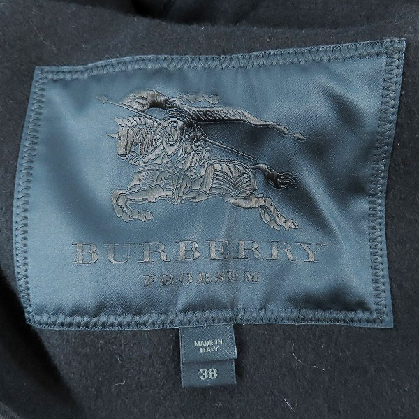実際に弊社で買取させて頂いたBURBERRYS PRORSUM/バーバリーズ プローサム レース 切り替え ロングコート/38の画像 2枚目