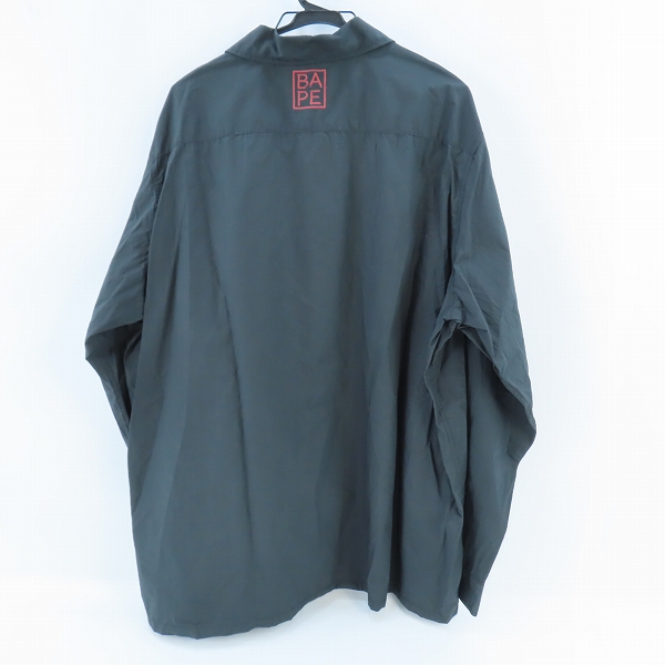実際に弊社で買取させて頂いたA BATHING APE/アベイシングエイプ TIGER AND DRAGON/タイガー＆ドラゴン OPEN COLLAR SHIRT/オープンカラーシャツ/2XLの画像 1枚目
