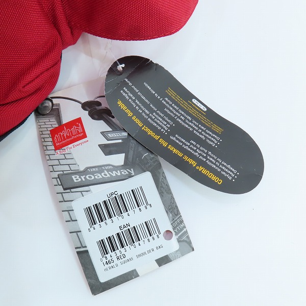 実際に弊社で買取させて頂いた【未使用】Manhattan Portage/マンハッタンポーテージ HERALD SQUARE ショルダーバッグの画像 7枚目