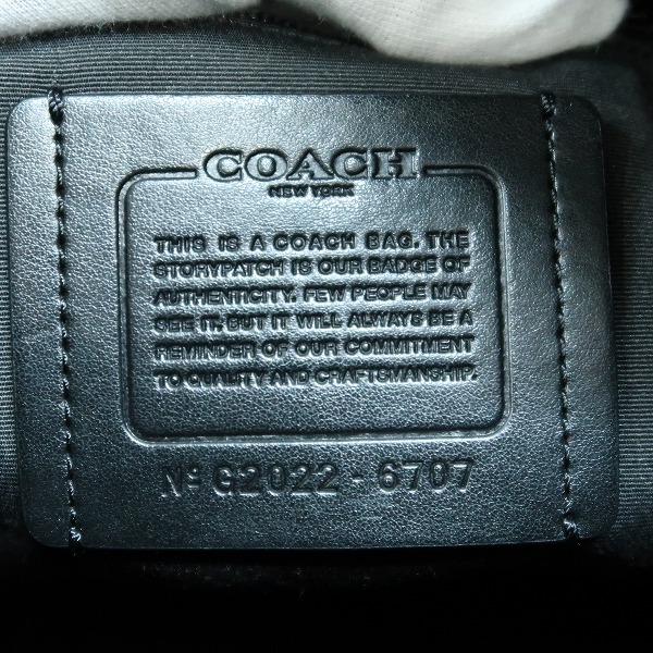 実際に弊社で買取させて頂いたCOACH/コーチ グラハム ストラクチャード トートバッグ G2022 6707の画像 4枚目