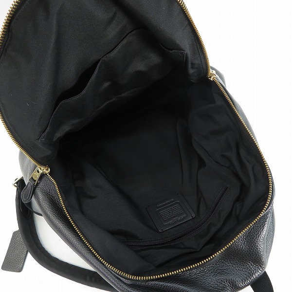 実際に弊社で買取させて頂いたCOACH/コーチ レザーデイパック/バックパック/リュックサック F29004の画像 4枚目