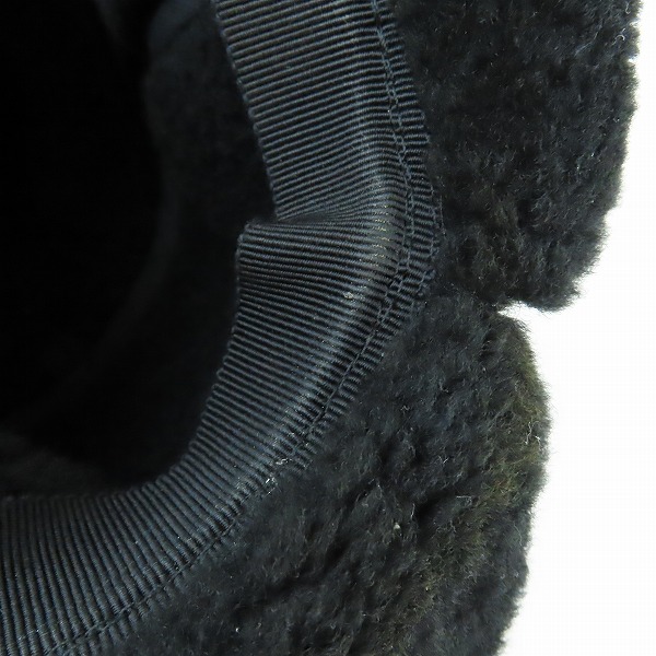 実際に弊社で買取させて頂いたHERMES/エルメス ラムレザー フライトキャップ/59の画像 8枚目