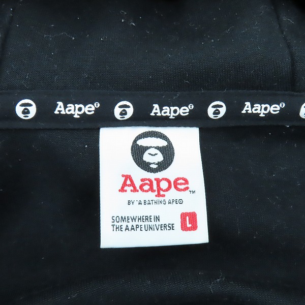 実際に弊社で買取させて頂いたAAPE BY A BATHING APE/エーエイプバイアベイシングエイプ ハーフジップ パーカー/Lの画像 3枚目