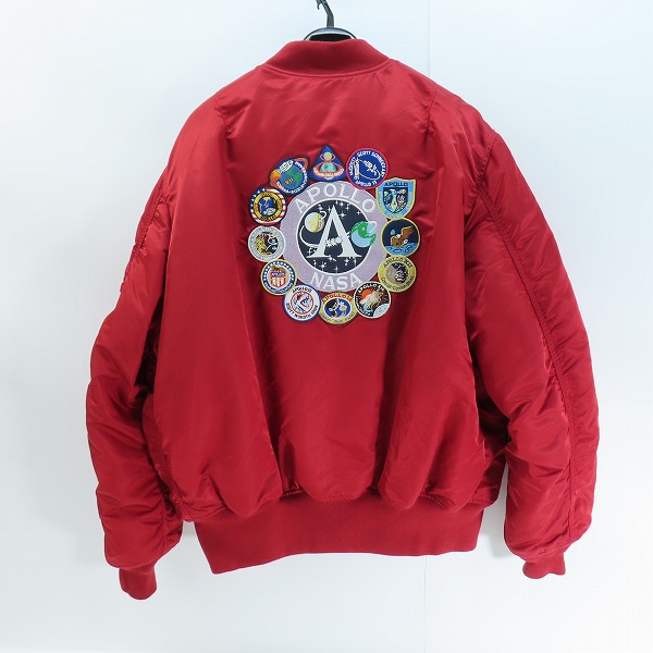 実際に弊社で買取させて頂いた【未使用】ALPHA INDUSTRIES/アルファ インダストリーズ NASA APOLLO MA-1 FLIGHT JACKET/フライトジャケット/2XLの画像 1枚目