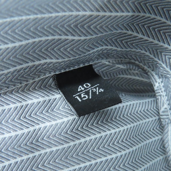 実際に弊社で買取させて頂いた【未使用】EMPORIO ARMANI/エンポリオアルマーニ 長袖シャツ ストライプ 11CM1L 11C35/40の画像 3枚目