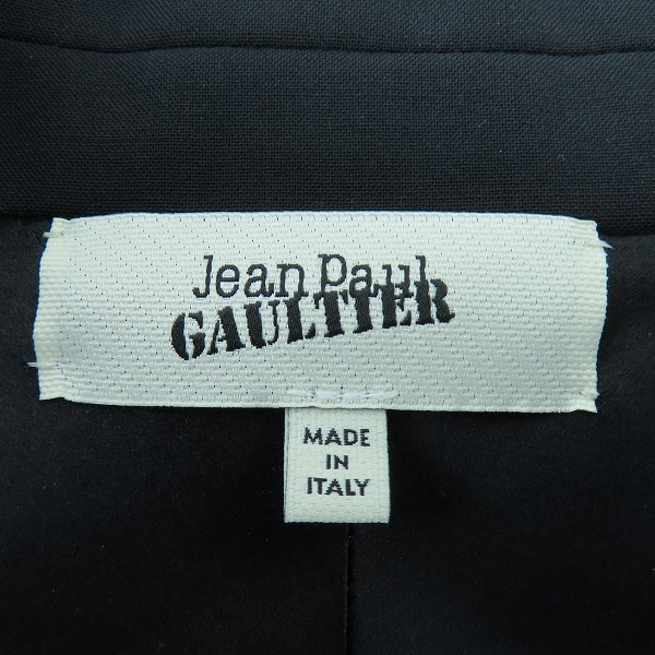 実際に弊社で買取させて頂いたJEAN PAUL GAULTIER/ジャンポールゴルチエ レディース デザイン ダブルジャケット JKJB-CM1-1012 /40の画像 3枚目