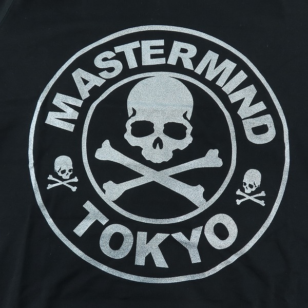実際に弊社で買取させて頂いた【未使用】mastermind JAPAN/マスターマインドジャパン TOKYO シルバーラメスカル 半袖 Tシャツ MMD2-TS01-1/Lの画像 4枚目