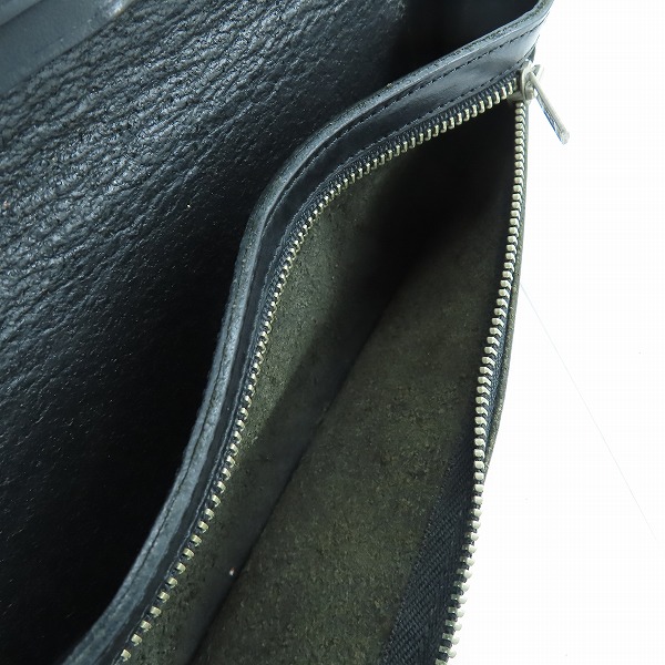 実際に弊社で買取させて頂いたPORTER 925/ポーター キューニーゴ SV925/レザー 長財布/ロングウォレットの画像 4枚目
