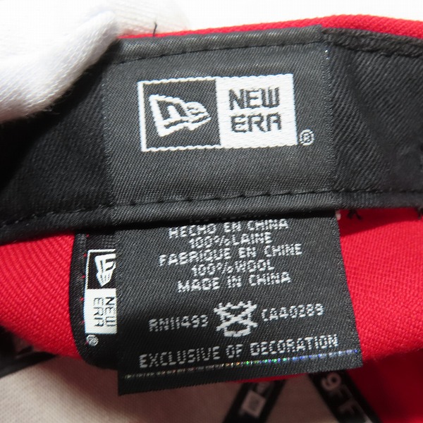 実際に弊社で買取させて頂いたF.C.R.B.×NEWERA/FCレアルブリストル×ニューエラ BRISTOL EMBLEM LOGO 6panel Cap キャップ レッドの画像 5枚目