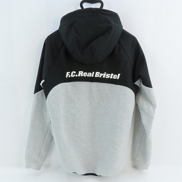 実際に弊社で買取させて頂いたF.C.Real Bristol/F.C.レアルブリストル 20SS VENTILATION HOODIE ジップアップフーディ FCRB-200044/XLの画像 1枚目