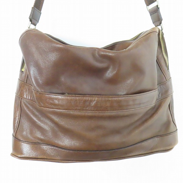 実際に弊社で買取させて頂いたaniary/アニアリ レザー ショルダーバッグ ブラウン