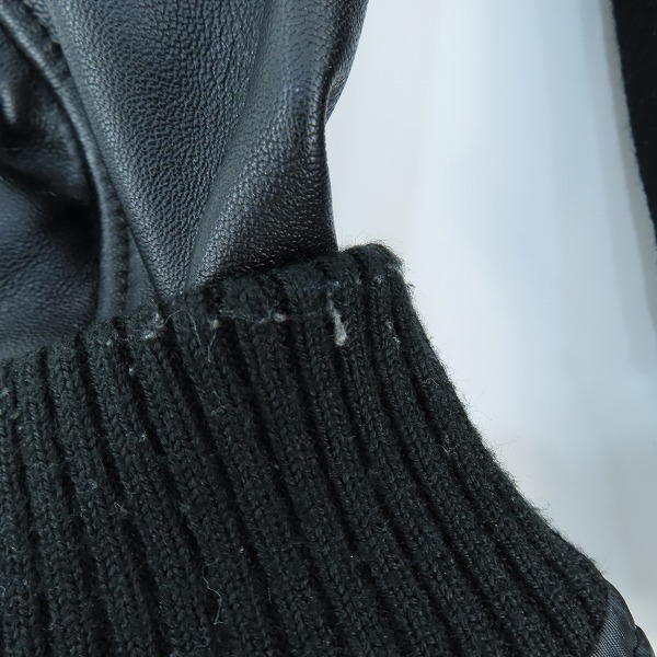 実際に弊社で買取させて頂いたURBAN RESEARCH iD/アーバンリサーチアイディ 袖レザー 中綿スタジャン/Mの画像 5枚目