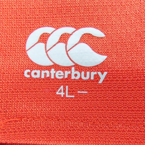 実際に弊社で買取させて頂いたCANTERBURY/カンタベリー ラグビー BRAVE LUPUS/東芝ブレイブルーパス オーセンティック ゲームジャージ/4Lの画像 2枚目