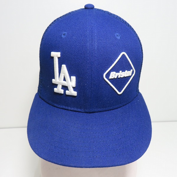 実際に弊社で買取させて頂いたF.C. Real Bristol×NEW ERA/エフシー レアルブリストル×ニューエラ ドジャース 刺繍ロゴキャップ FCRB-212104の画像 1枚目