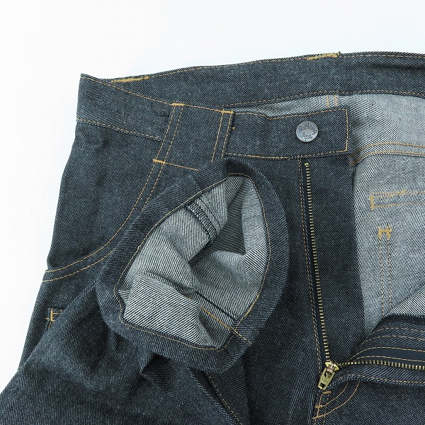 実際に弊社で買取させて頂いたA BATHING APE/アベイシングエイプ 刺繍 デニムパンツ/Sの画像 2枚目