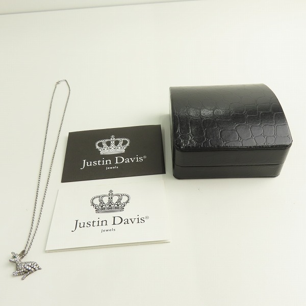 実際に弊社で買取させて頂いた【ギャラ付】ジャスティンデイビス×チャームカルト フォレストエンジェル ネックレスw/エメラルド/SNJ1003の画像 9枚目