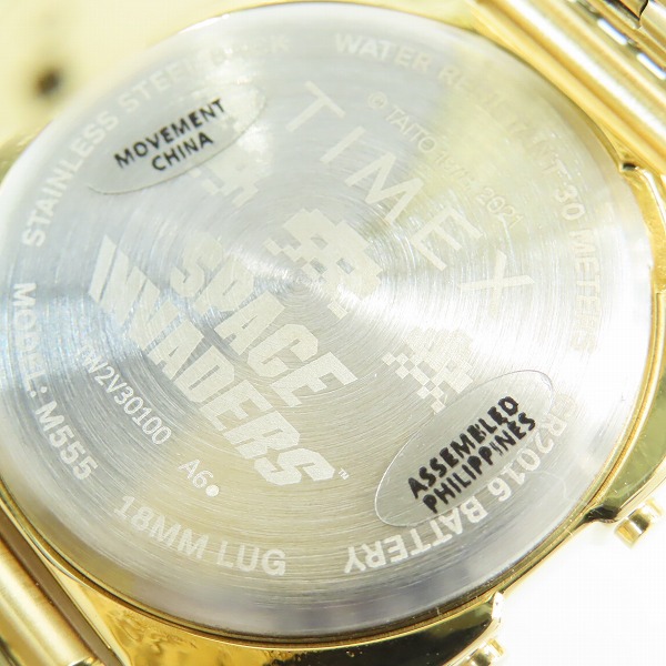 実際に弊社で買取させて頂いた(2)TIMEX/タイメックス スペースインベーダー  腕時計 TW2V30100の画像 3枚目