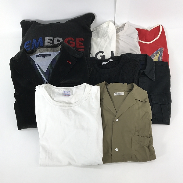 実際に弊社で買取させて頂いた【おまとめ】トミーヒルフィガー/ビューティー＆ユース/チャンピオン 等 シャツ/Tシャツ/ジャケット 他