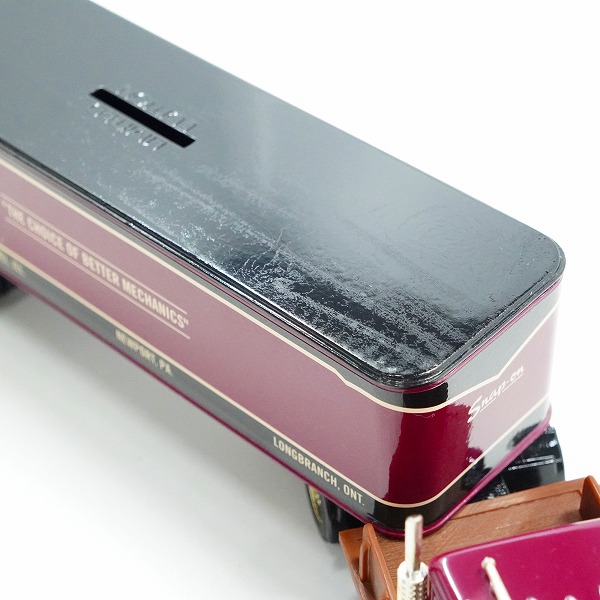 実際に弊社で買取させて頂いたSnap-on/スナップオン 1/43 1948 PETERBILT TRACTOR TRALER Limited Edition ダイキャスト ミニカー 貯金箱の画像 4枚目