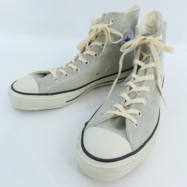 実際に弊社で買取させて頂いたCONVERSE/コンバース 日本製/スウェードレザー ALL STAR J HI /オールスター ハイカットスニーカー 10.5