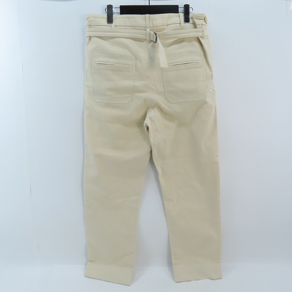 実際に弊社で買取させて頂いたANN DEMEULEMEESTER/アンドゥムルメステール ベルテッド パンツ 352-11-75043/Sの画像 1枚目