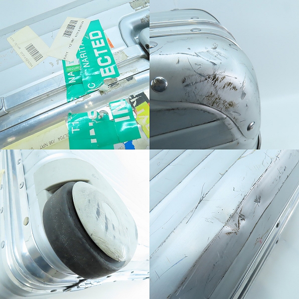 実際に弊社で買取させて頂いたRIMOWA/リモワ 2輪 アルミ スーツケースの画像 7枚目