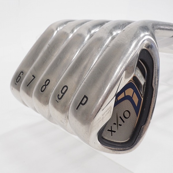 実際に弊社で買取させて頂いたDUNLOP/ダンロップ XXIO/ゼクシオ 9 ナイン アイアン #6～9,Pw 5本セット MP900 FLEX：S