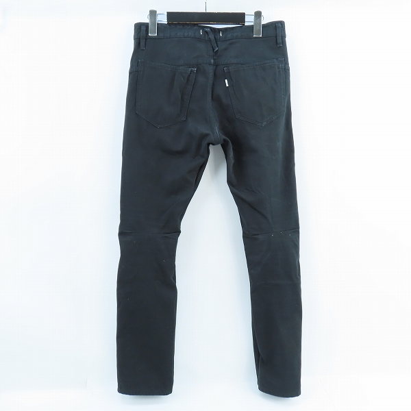 実際に弊社で買取させて頂いたnonnative/ノンネイティブ DWELLER 5P JEANS COTTON SATIN チノパンツ ブラック NN-P2906 /1の画像 1枚目