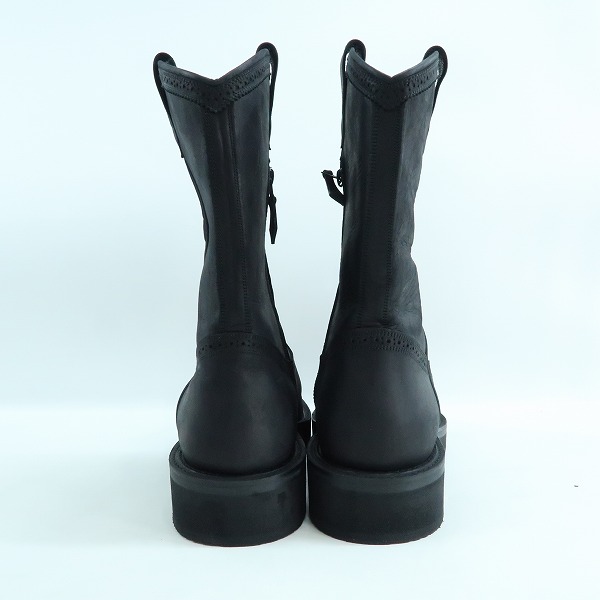 実際に弊社で買取させて頂いたFOOT THE COACHER/フットザコーチャー サイドジップ ロングブーツ ビブラムソール/8の画像 1枚目