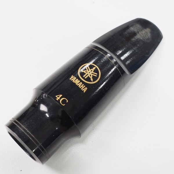 実際に弊社で買取させて頂いたYAMAHA/ヤマハ 4C アルトサックス用 マウスピース リガチャー・キャップ付きの画像 1枚目