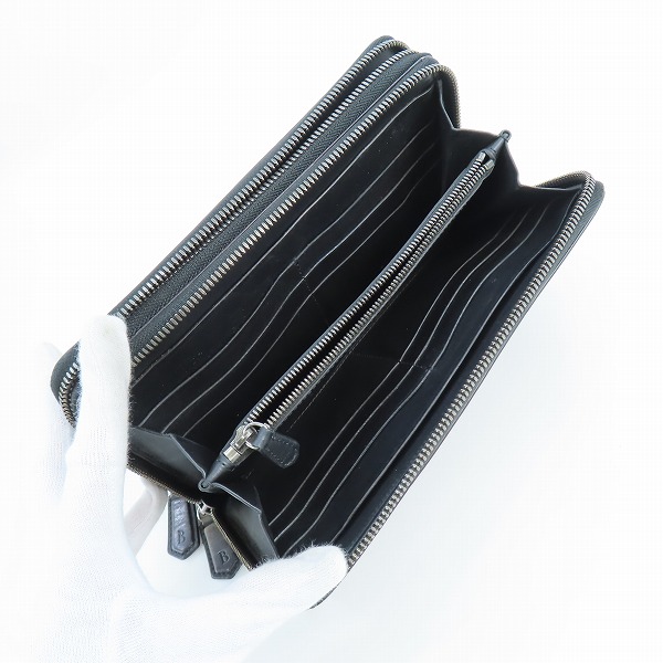 実際に弊社で買取させて頂いたBerluti/ベルルッティ タリ カリグラフィ ラウンドファスナー ウォレット/長財布の画像 4枚目