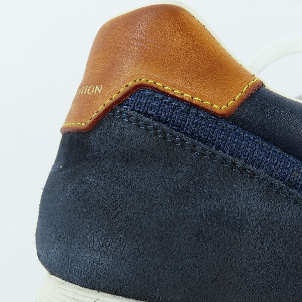 実際に弊社で買取させて頂いたLOUIS VUITTON/ルイヴィトン ランアウェイ スニーカー ネイビー 6.5の画像 6枚目