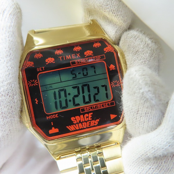 実際に弊社で買取させて頂いた(1)TIMEX/タイメックス スペースインベーダー  腕時計 TW2V30100の画像 5枚目