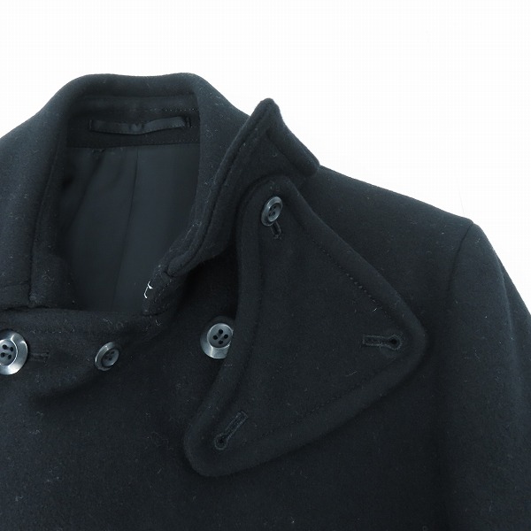 実際に弊社で買取させて頂いたATTACHMENT/アタッチメント ウールPコート ブラック/2の画像 2枚目