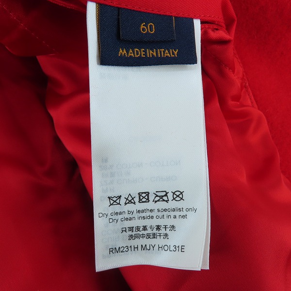 実際に弊社で買取させて頂いた【JPタグ/未使用】LOUIS VUITTON/ルイヴィトン 23SS 草間彌生 フラワーブルゾン スタジャン/RM231H MJY HOL31E/60の画像 4枚目