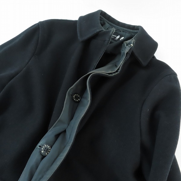実際に弊社で買取させて頂いたMACKINTOSH/マッキントッシュ ウール コート ブラック 38の画像 2枚目