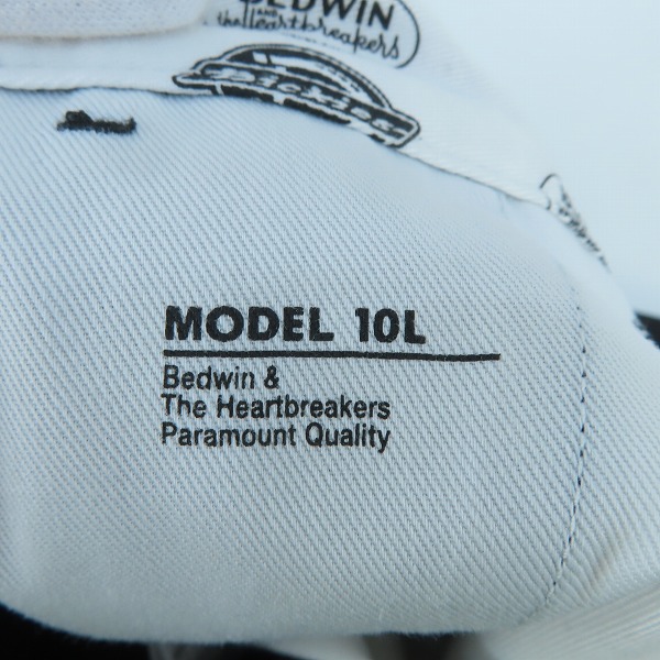 実際に弊社で買取させて頂いたDickies/ディッキーズ×BEDWIN&THE HEARTBREAKERS/ベドウィン トラウザーパンツ ブラック 22SB-4667/1の画像 3枚目