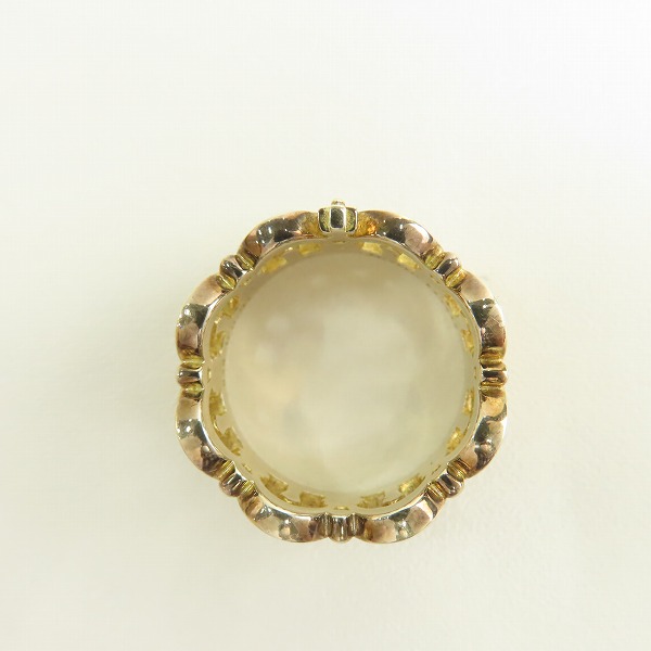 実際に弊社で買取させて頂いた【ギャラ付】Justin Davis/ジャスティンデイビス VERONA/ヴェローナ リングｗ/ダイヤ SRJ770/ゴールドフィニッシュ 16-17号の画像 5枚目